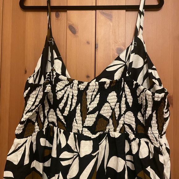 Natural botanical print midi dress, 2022 limited release Tabitha Brown at Target - Picture 3 of 4